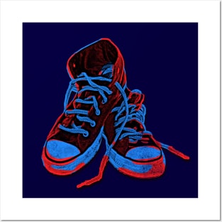 Pop Art Sneakers Posters and Art